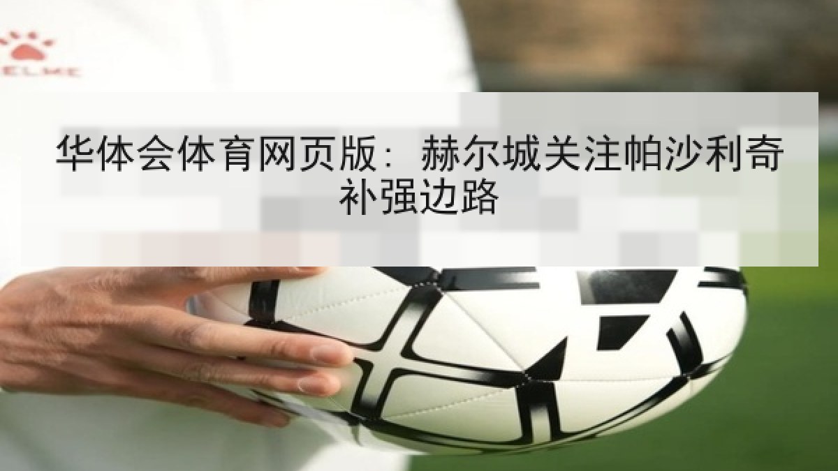 华体会体育网页版: 赫尔城关注帕沙利奇补强边路